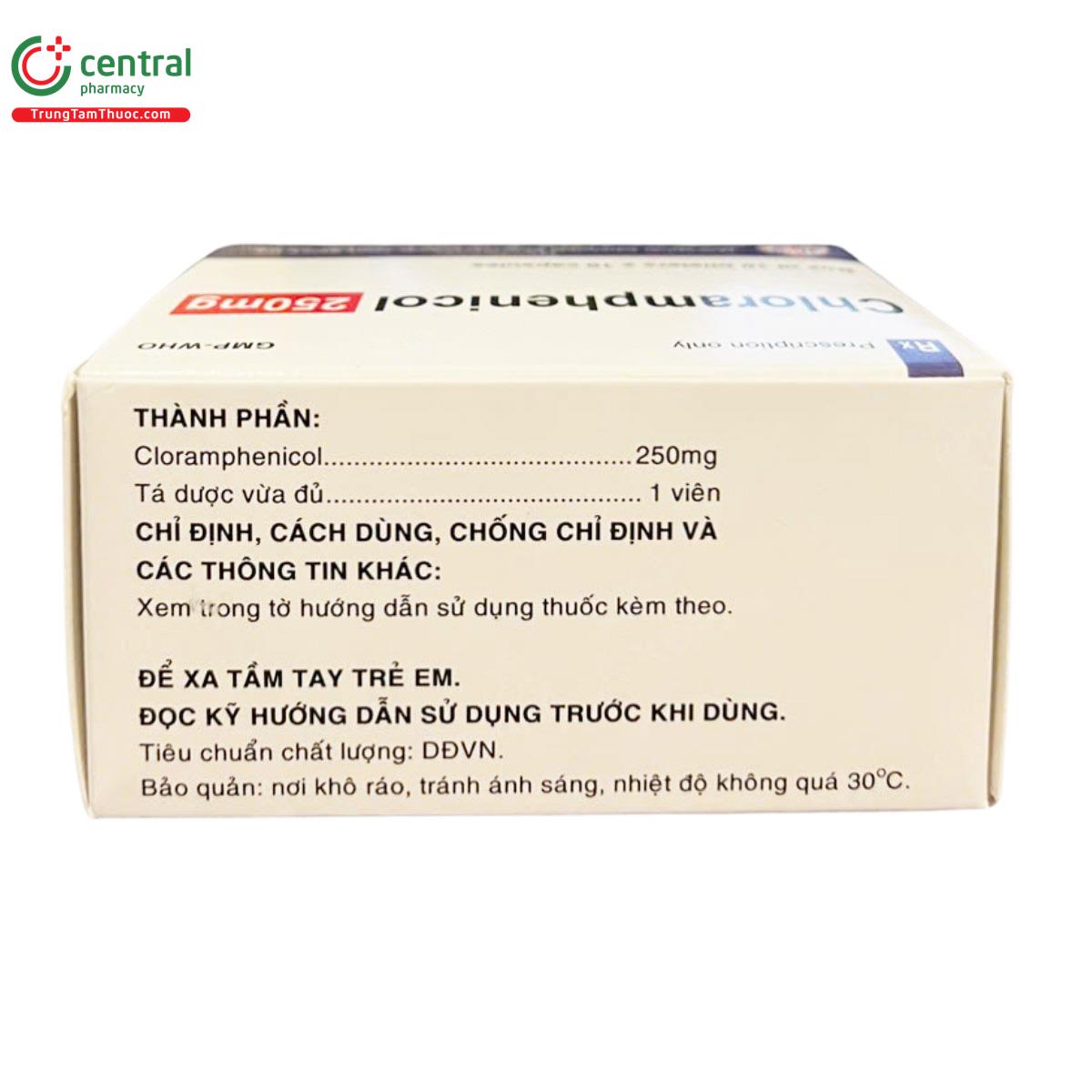 chloramphenicol 250mg mekophar 10 O6854