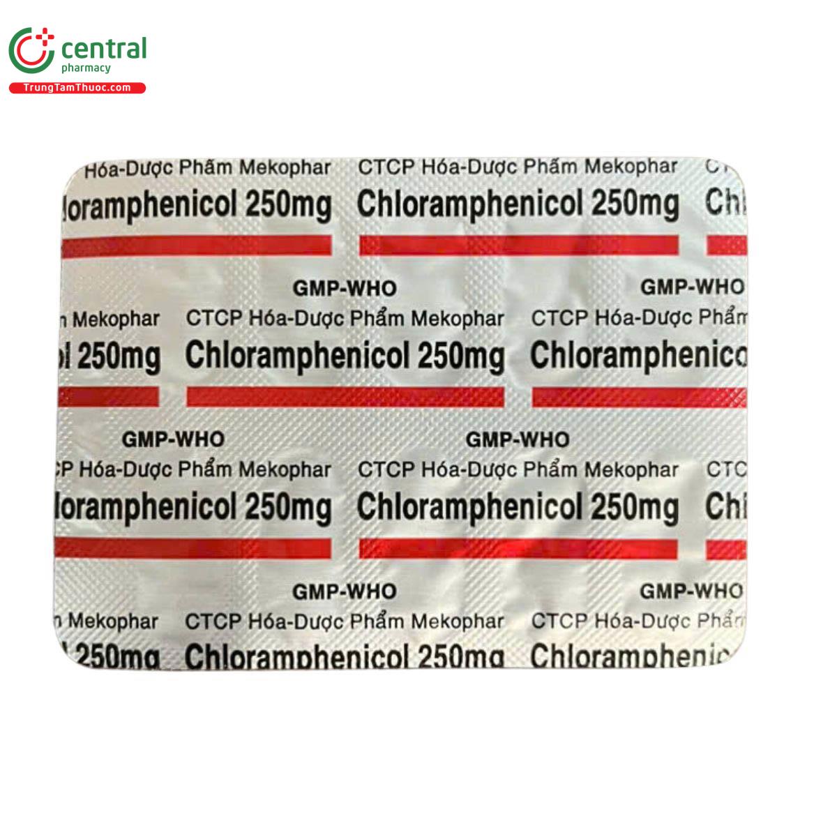 chloramphenicol 250mg mekophar 3 U8051