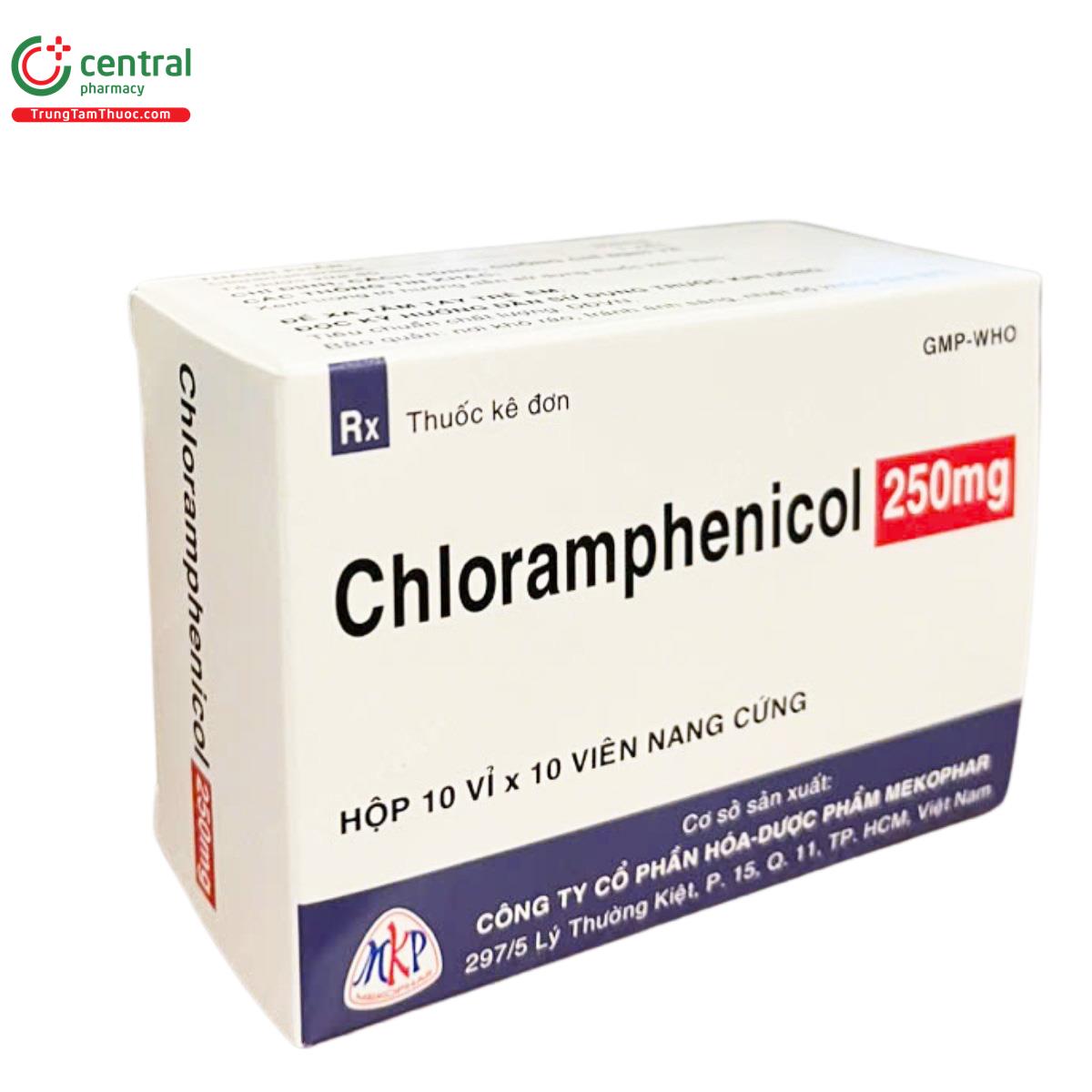 chloramphenicol 250mg mekophar 6 H2580