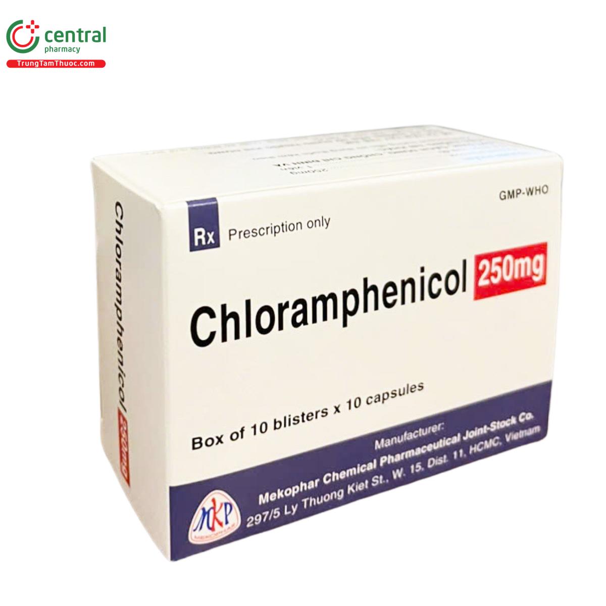 chloramphenicol 250mg mekophar 7 R7612