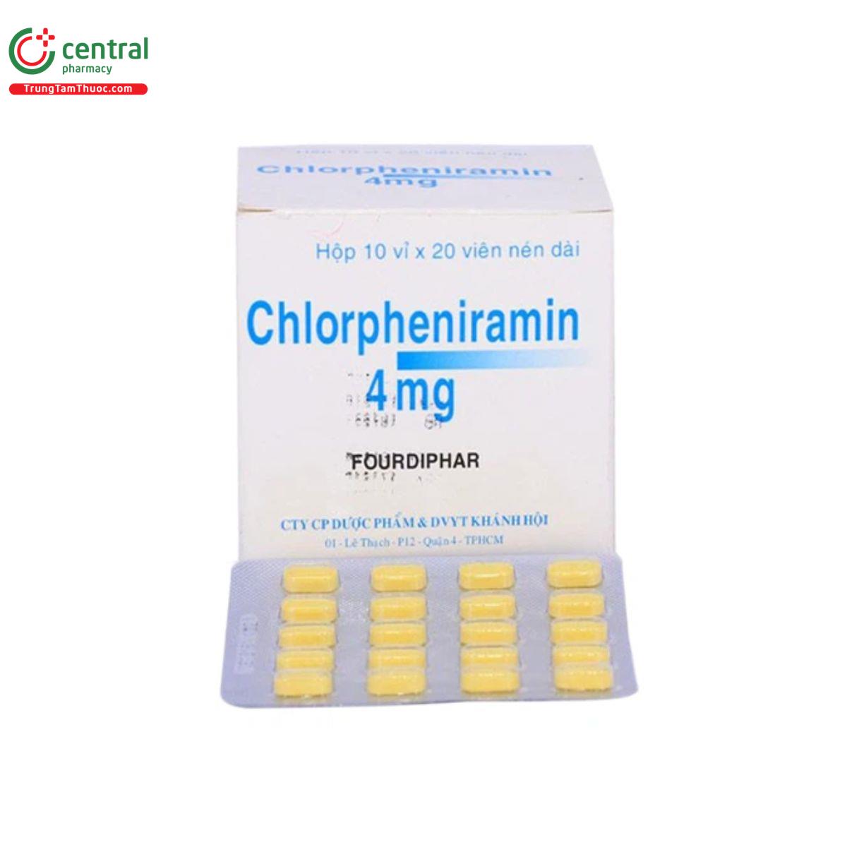 chlorpheniramin 4mg fourdiphar C0837