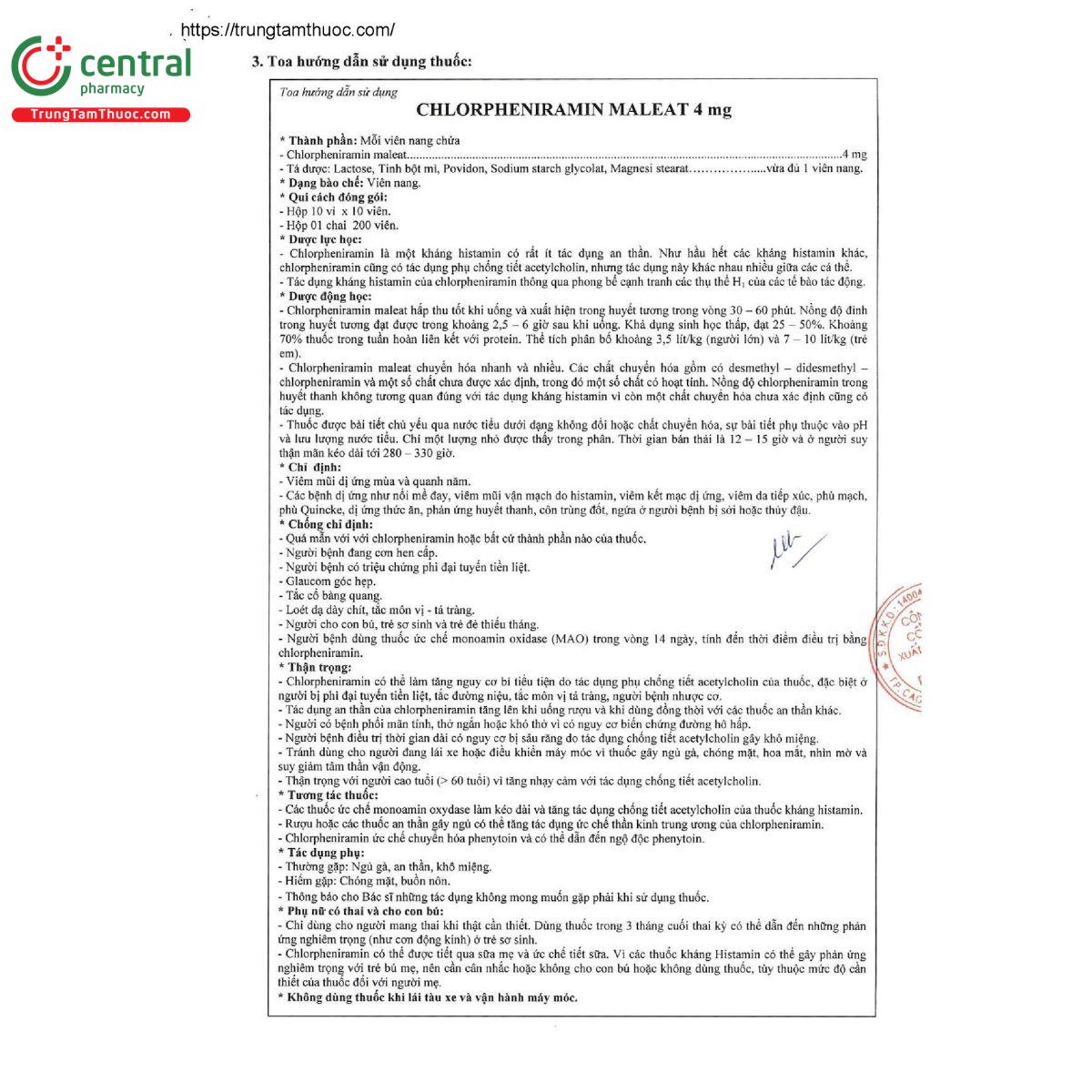 chlorpheniramin maleat 4mg domesco 6 V8036 chlorpheniramin maleat 4mg domesco 6 V8036