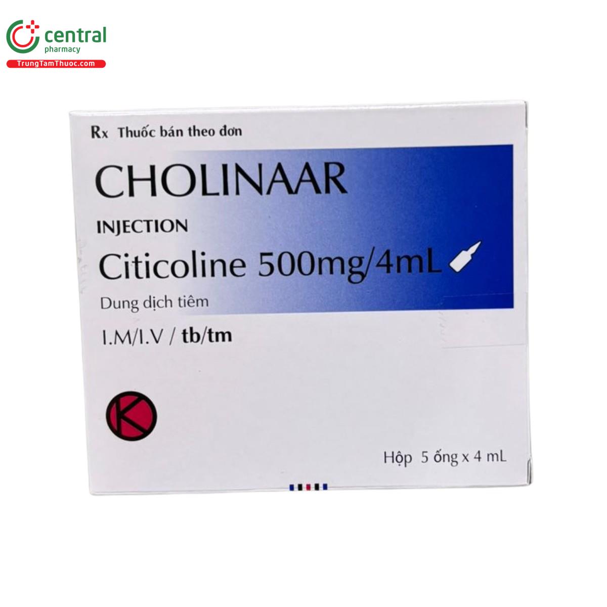 cholinaar 500mg 4ml 1 U8627 cholinaar 500mg 4ml 1 U8627