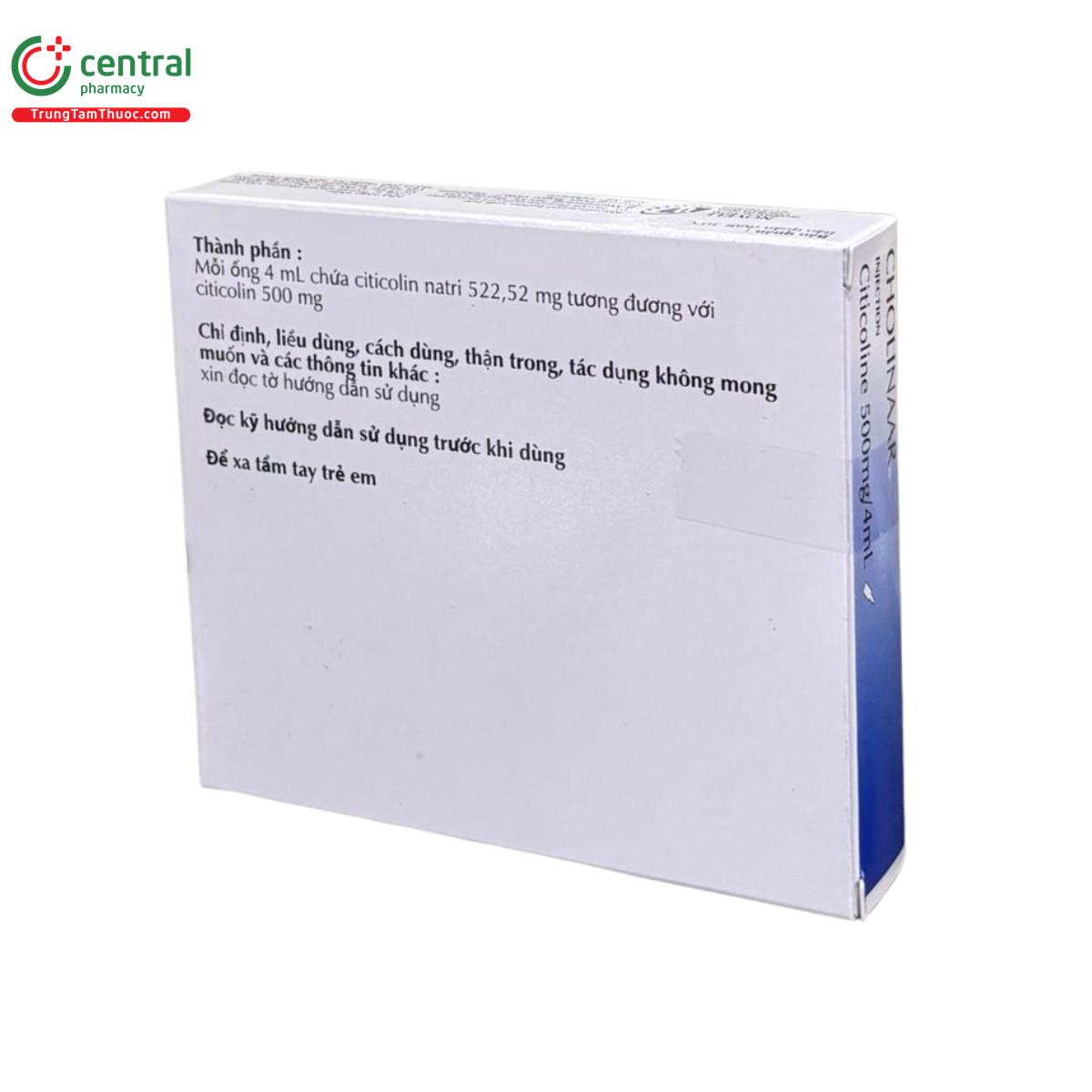 cholinaar 500mg 4ml 7 F2033 cholinaar 500mg 4ml 7 F2033