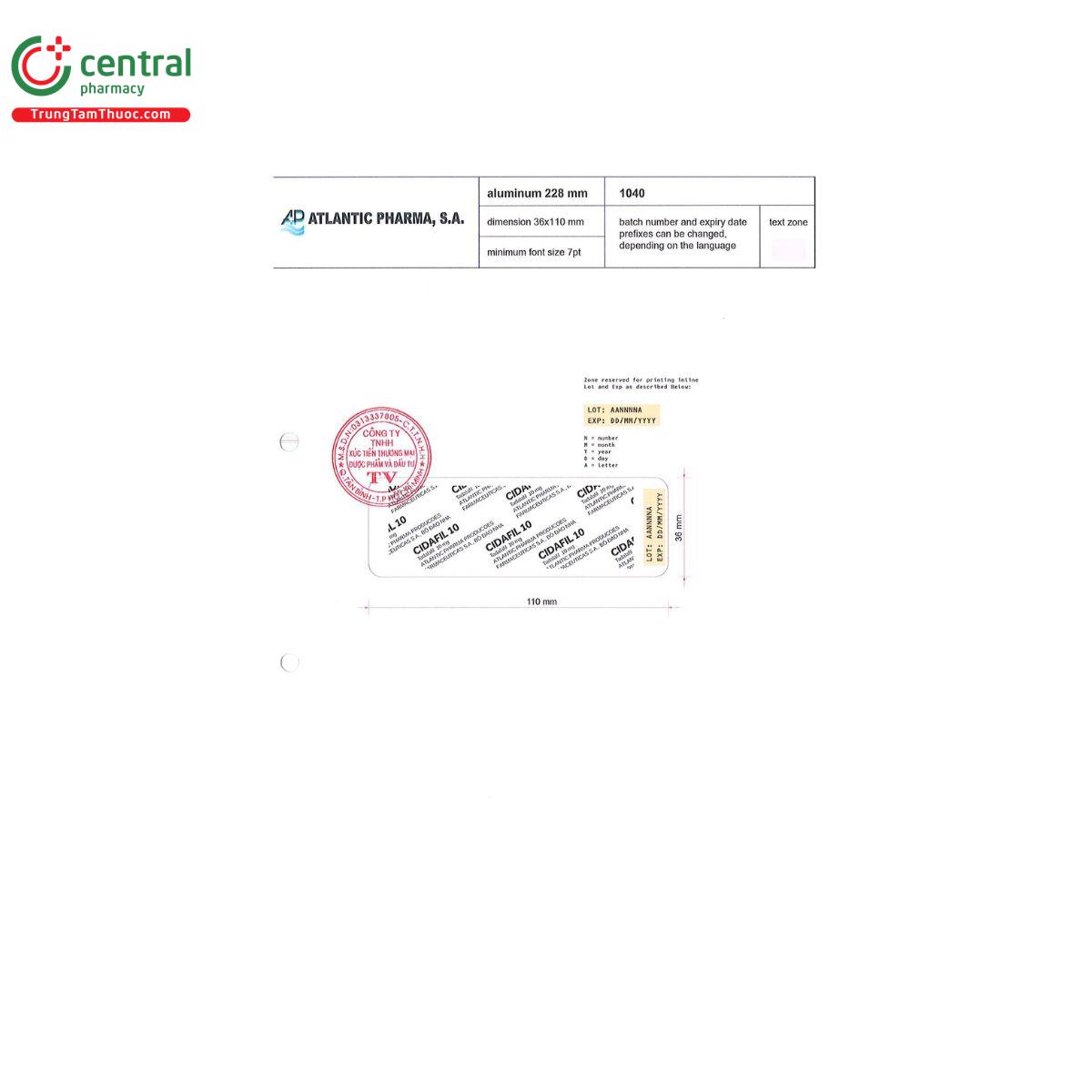 cidafil 10 4 F2107 cidafil 10 4 F2107