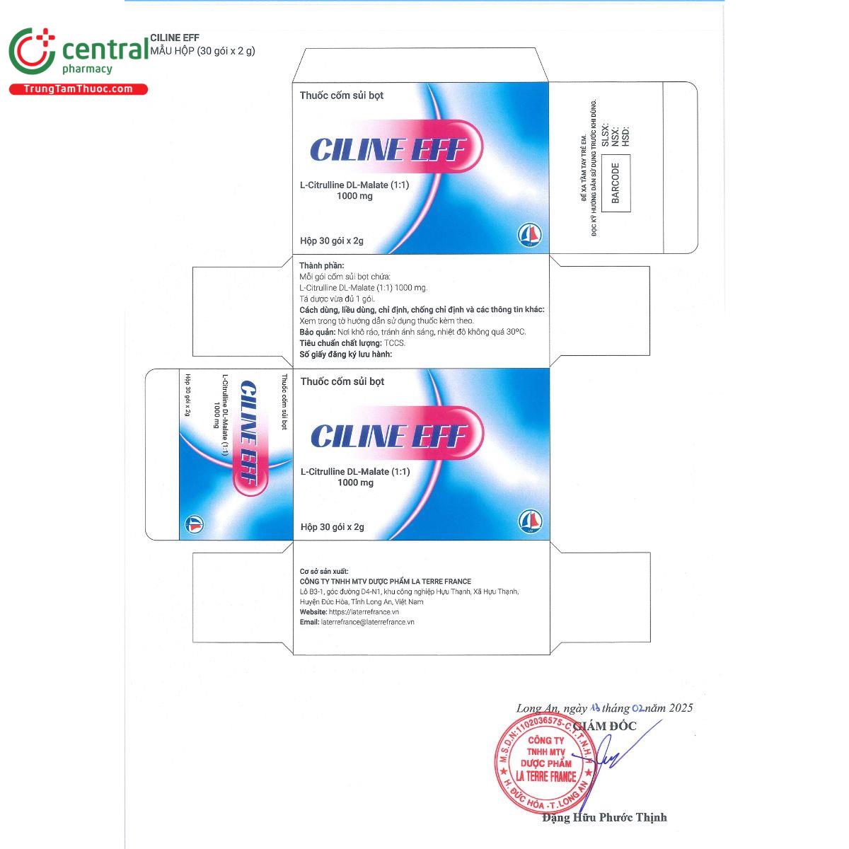 ciline eff 1000mg 2 N5102
