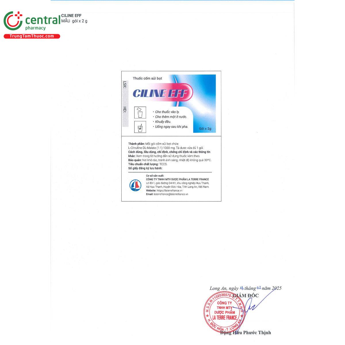 ciline eff 1000mg 3 M4458