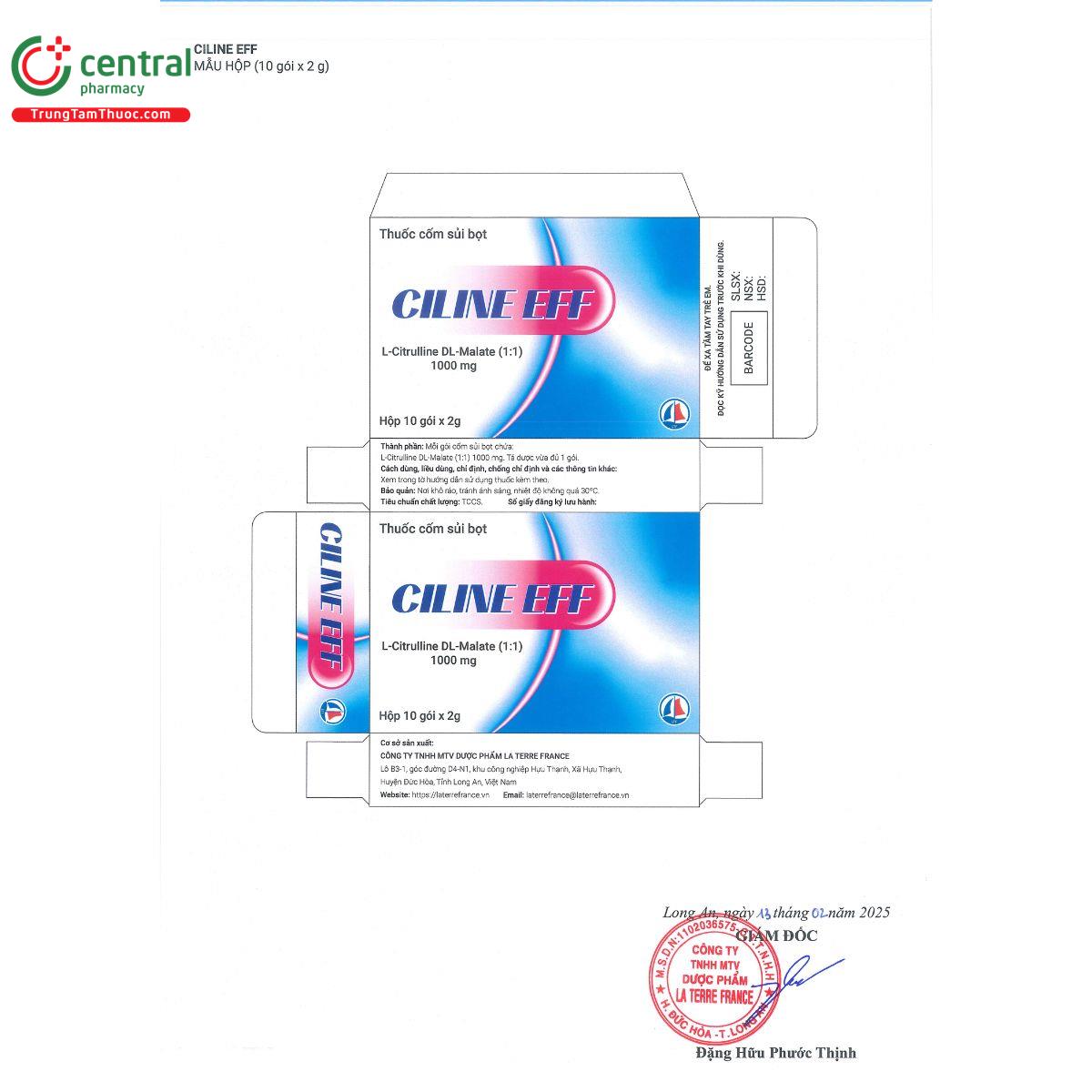 ciline eff 1000mg R7158
