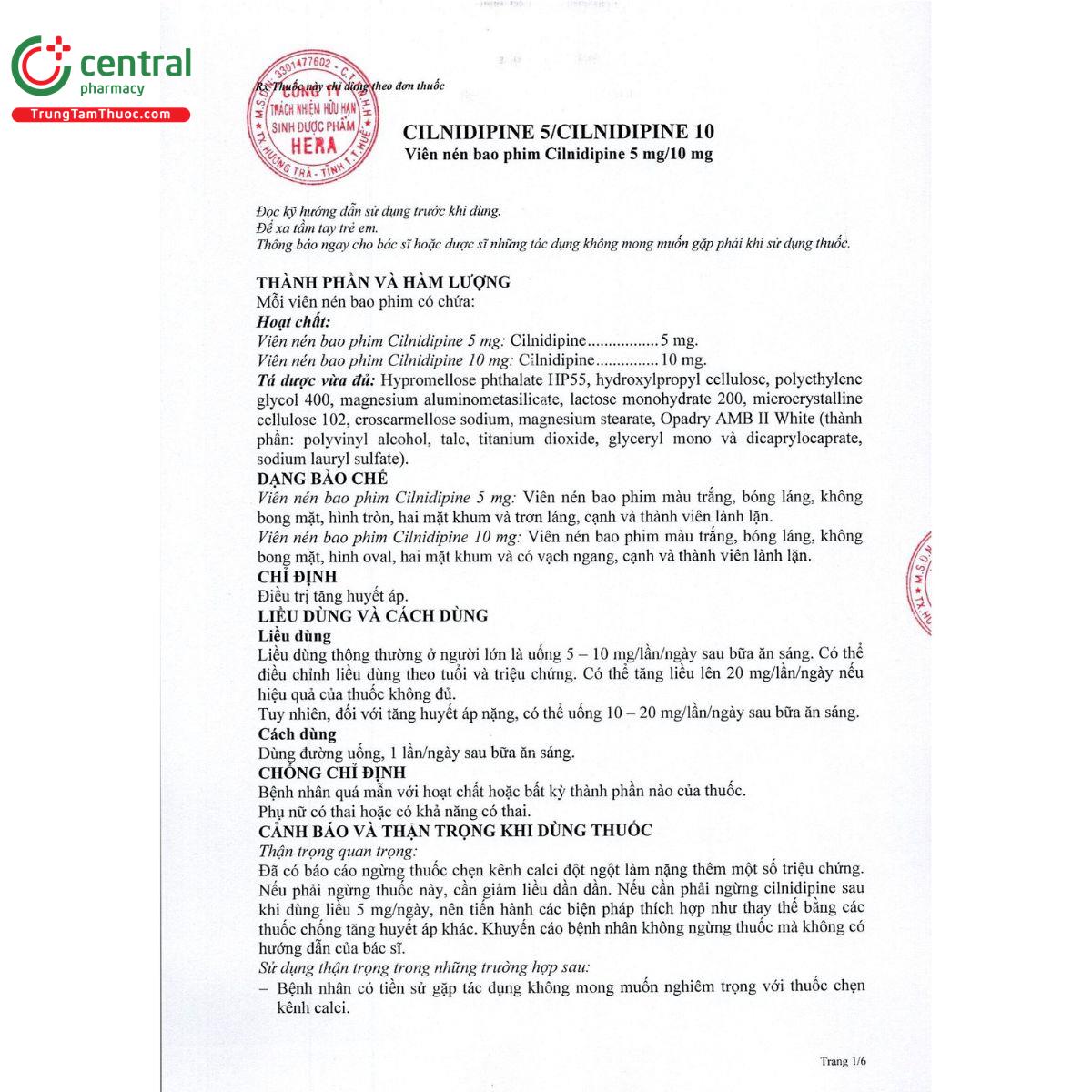 cilnidipine 5 herabiopharm 3 Q6157 cilnidipine 5 herabiopharm 3 Q6157