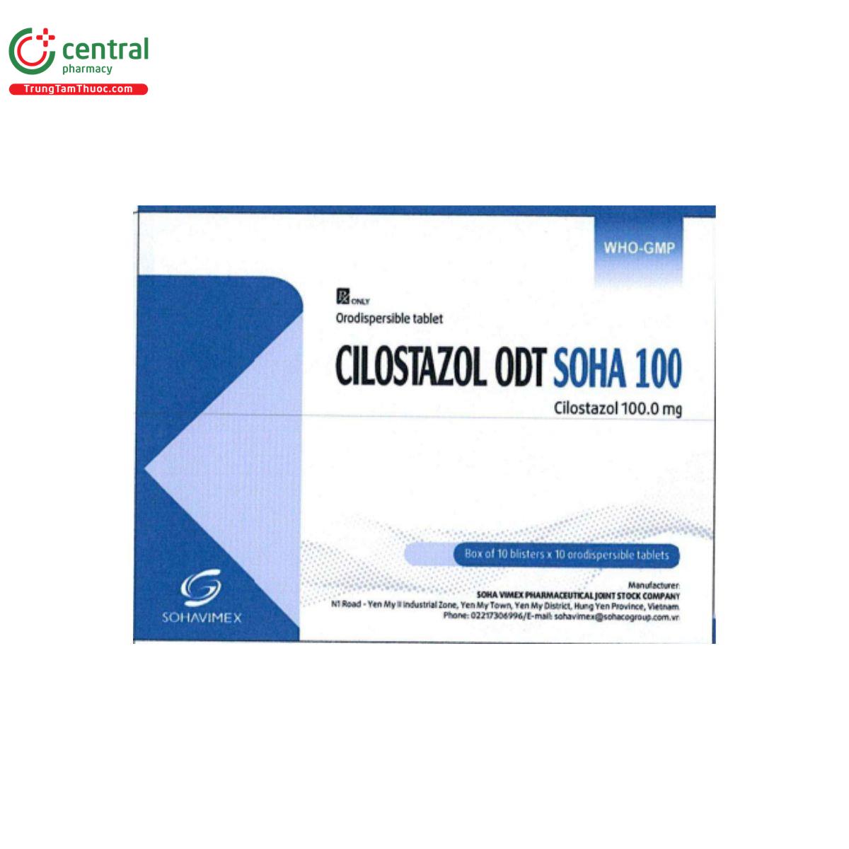 cilostazol odt soha 100 3 T8555