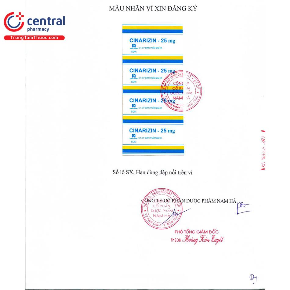 cinarizin 4 M5016