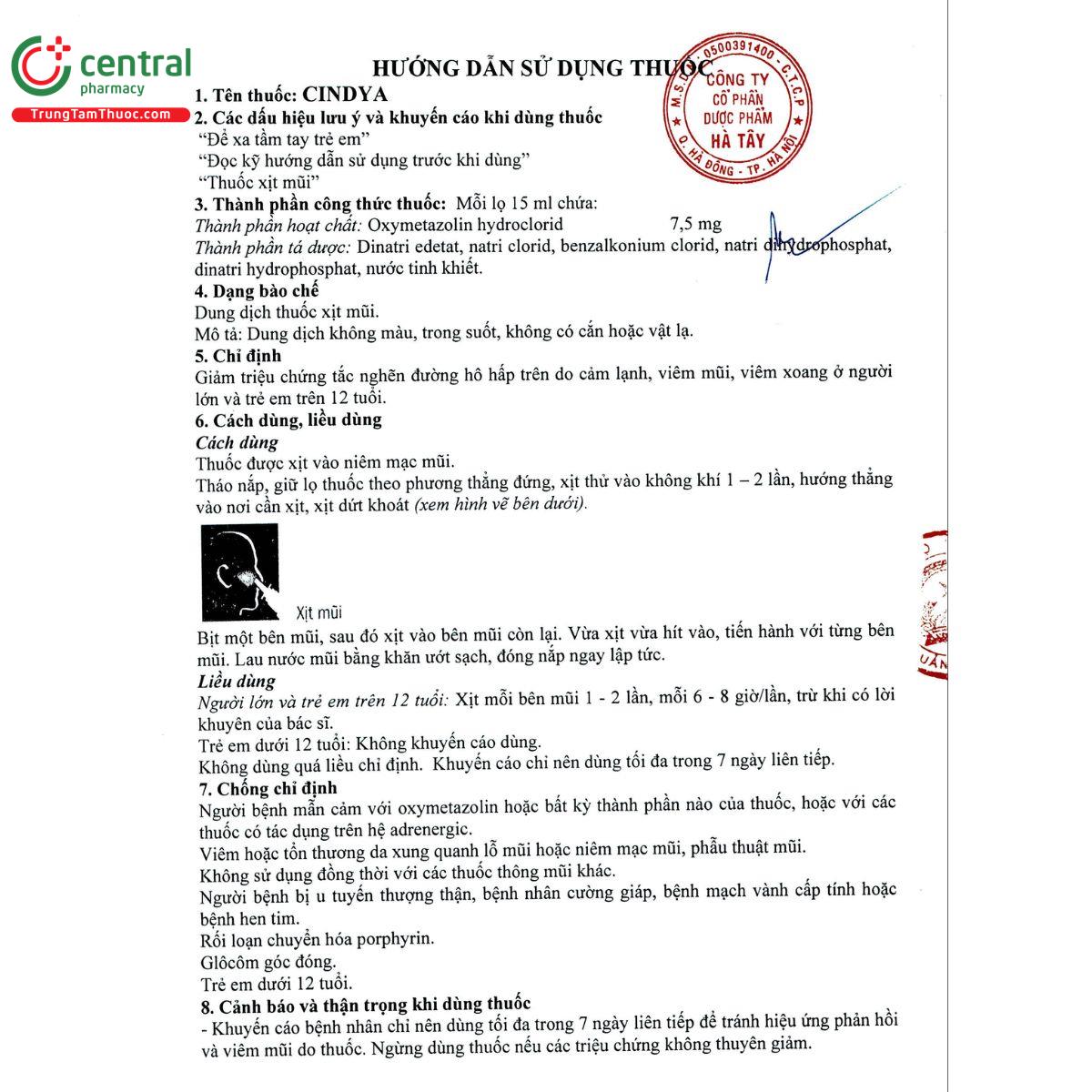 cindya 7 5mg 3 T8183