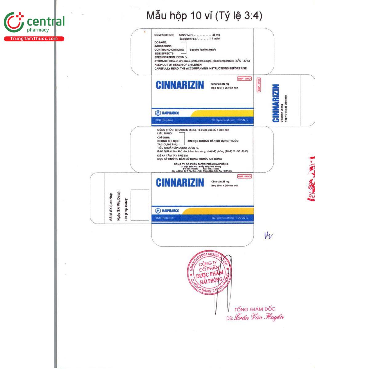 cinnarizin 25mg haipharco 3 R7142 cinnarizin 25mg haipharco 3 R7142