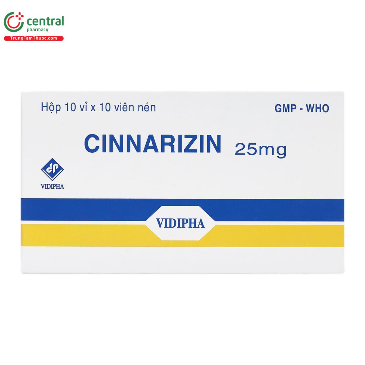 cinnarizin vidipha 25mg 5 H2828