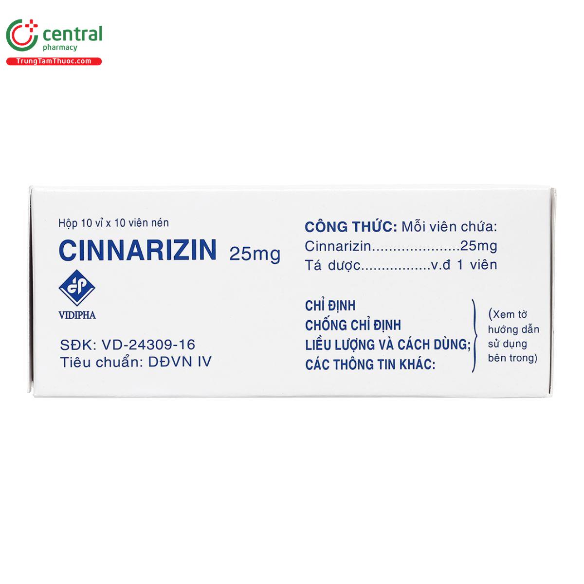 cinnarizin vidipha 25mg 7 U8203