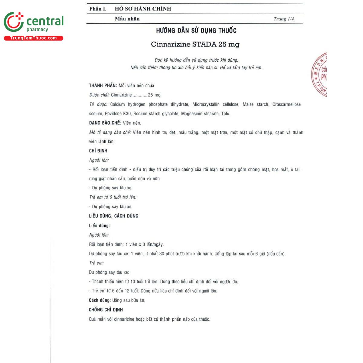 cinnarizine stada 25 mg 7 N5842 cinnarizine stada 25 mg 7 N5842