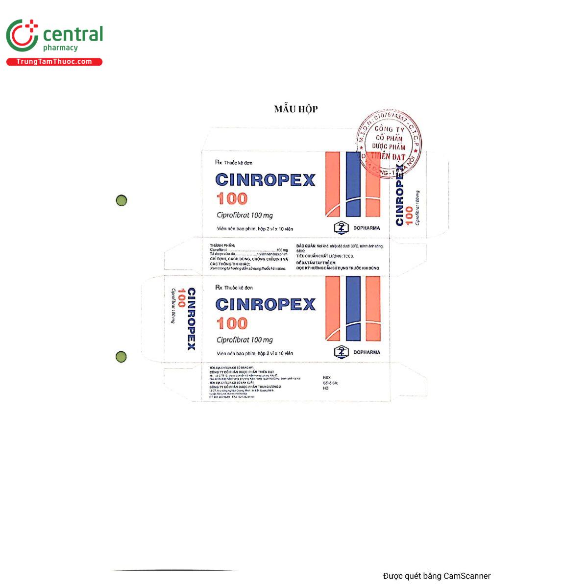 cinropex 100 2 H2258 cinropex 100 2 H2258