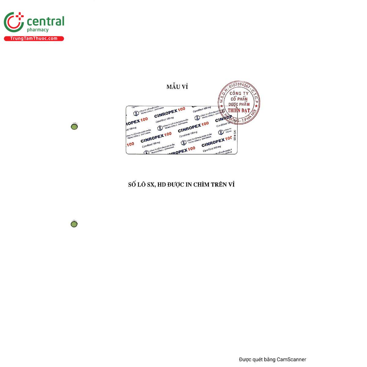 cinropex 100 3 I3245 cinropex 100 3 I3245