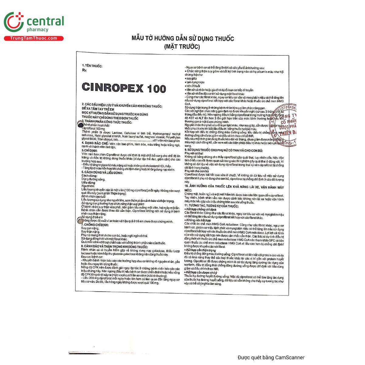 cinropex 100 4 P6785 cinropex 100 4 P6785