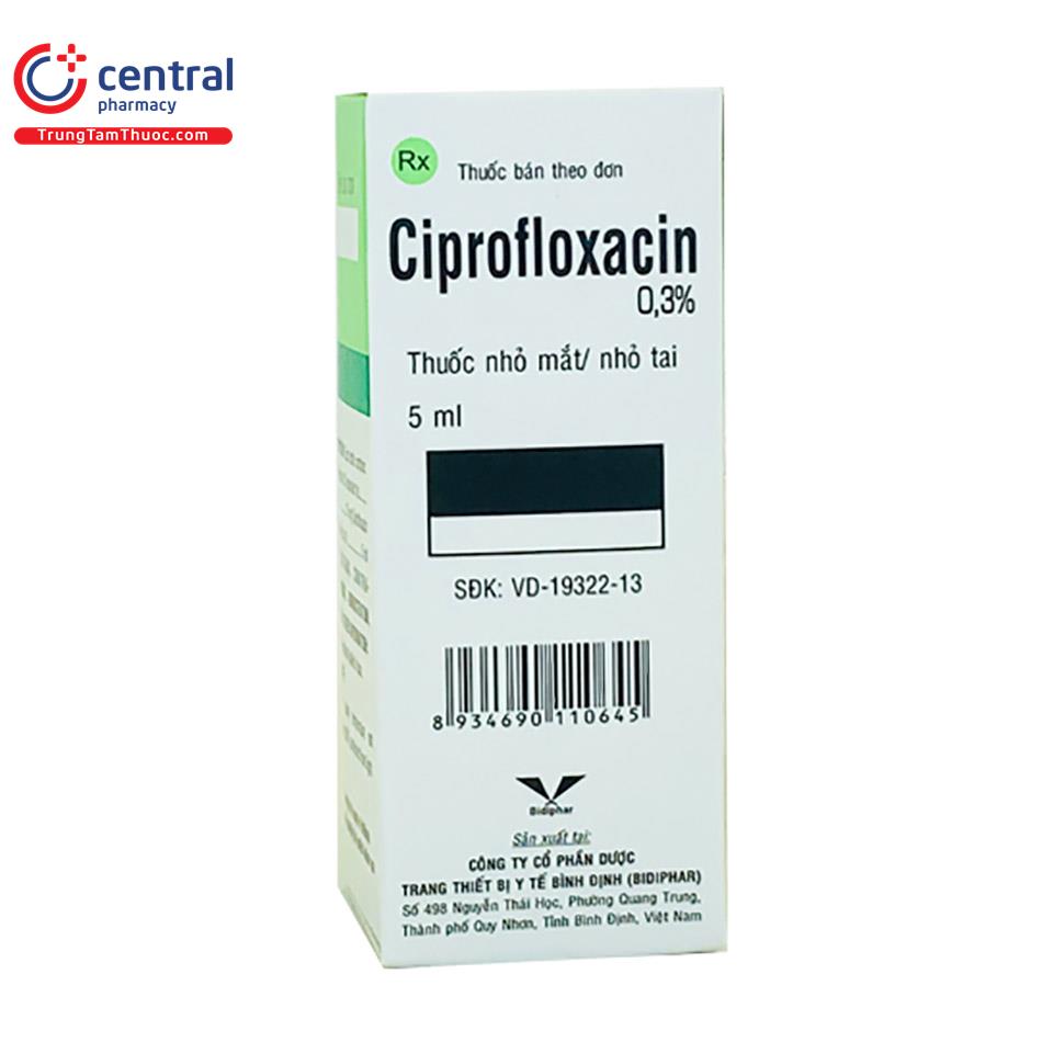 ciprofloxacin 03 5ml bidiphar5 C0284
