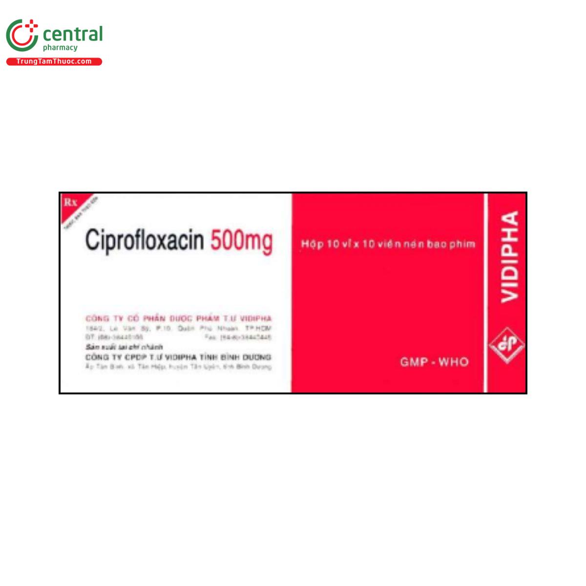 ciprofloxacin 500mg vidipha 2 C0681 ciprofloxacin 500mg vidipha 2 C0681
