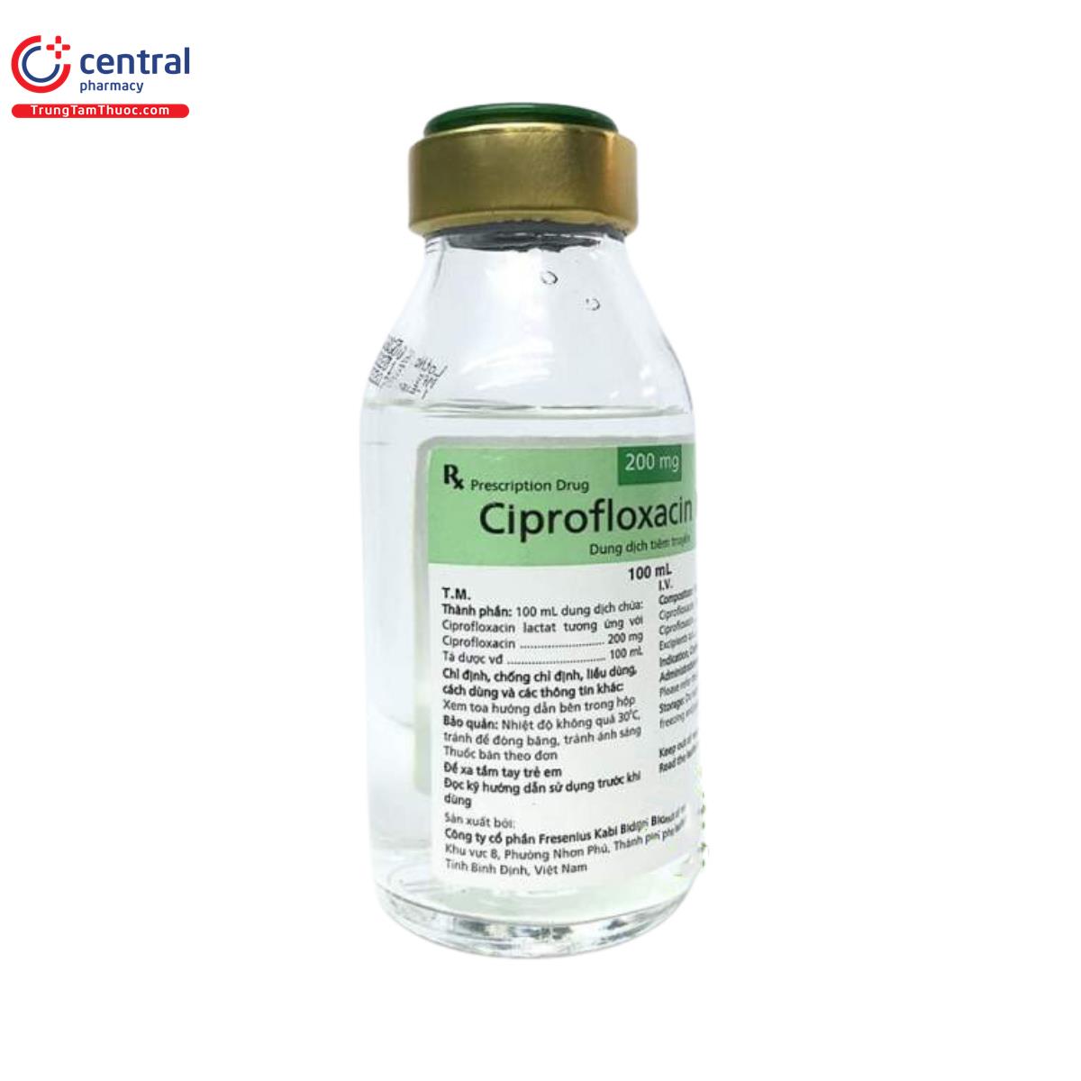 ciprofloxacin kabi 200mg 100ml bidiphar 2 J3270