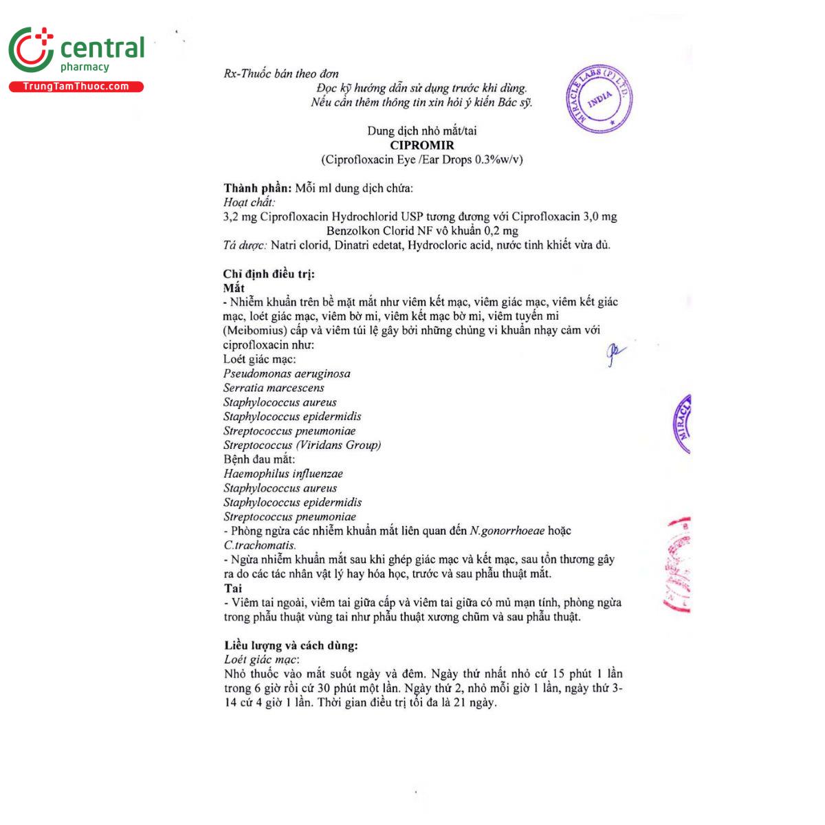 cipromir 5ml 6 T7810 cipromir 5ml 6 T7810