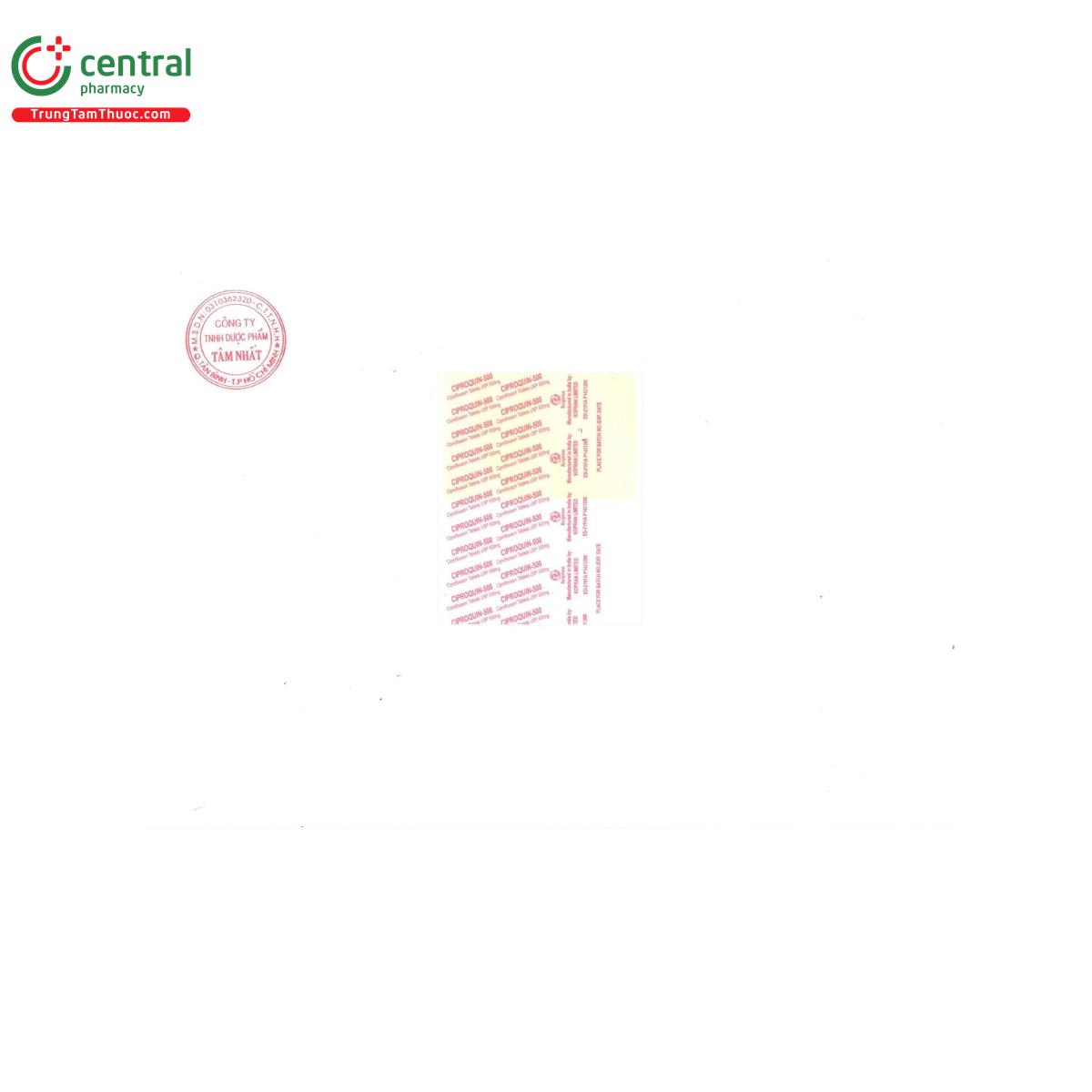 ciproquin 500mg 3 G2145