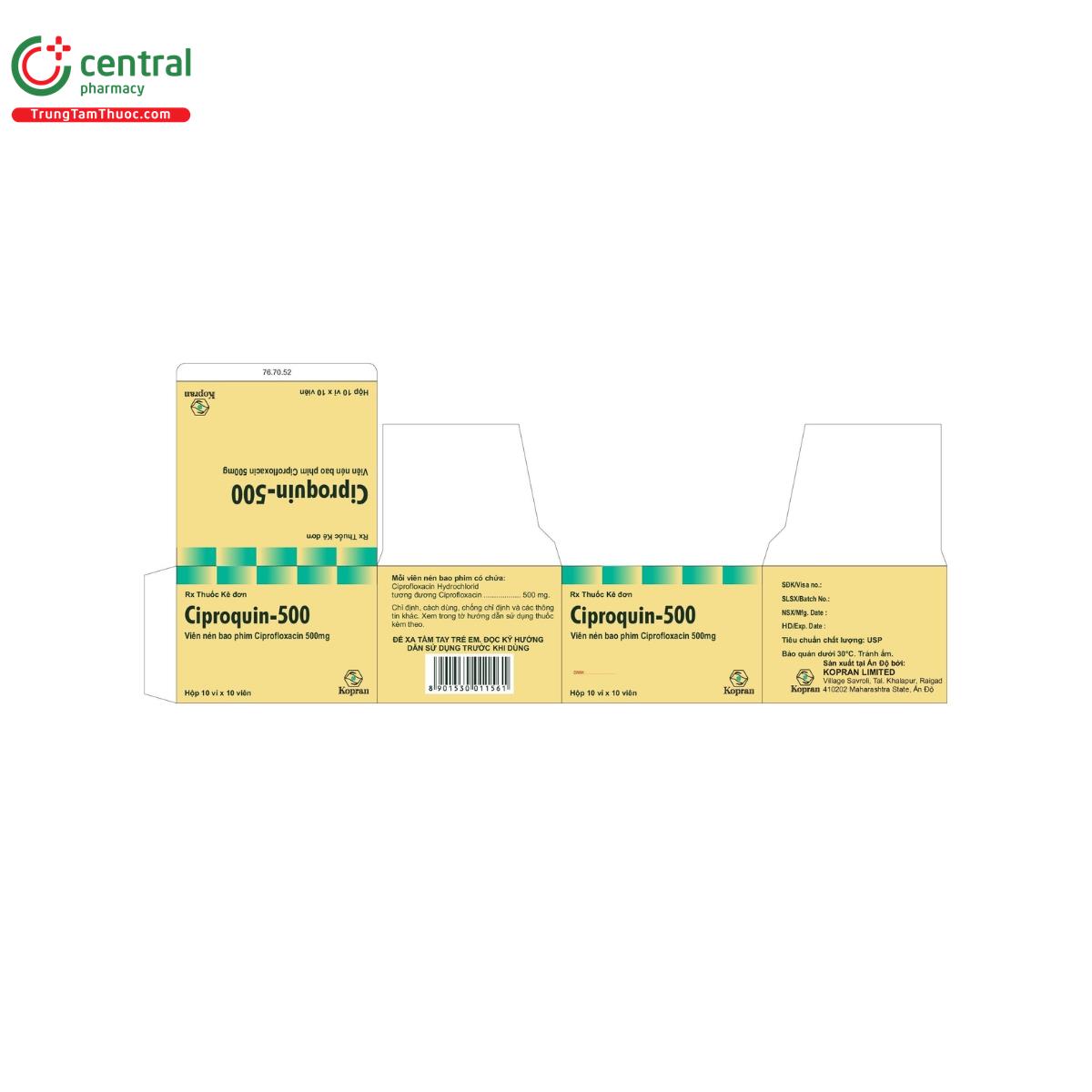 ciproquin 500mg 4 N5772