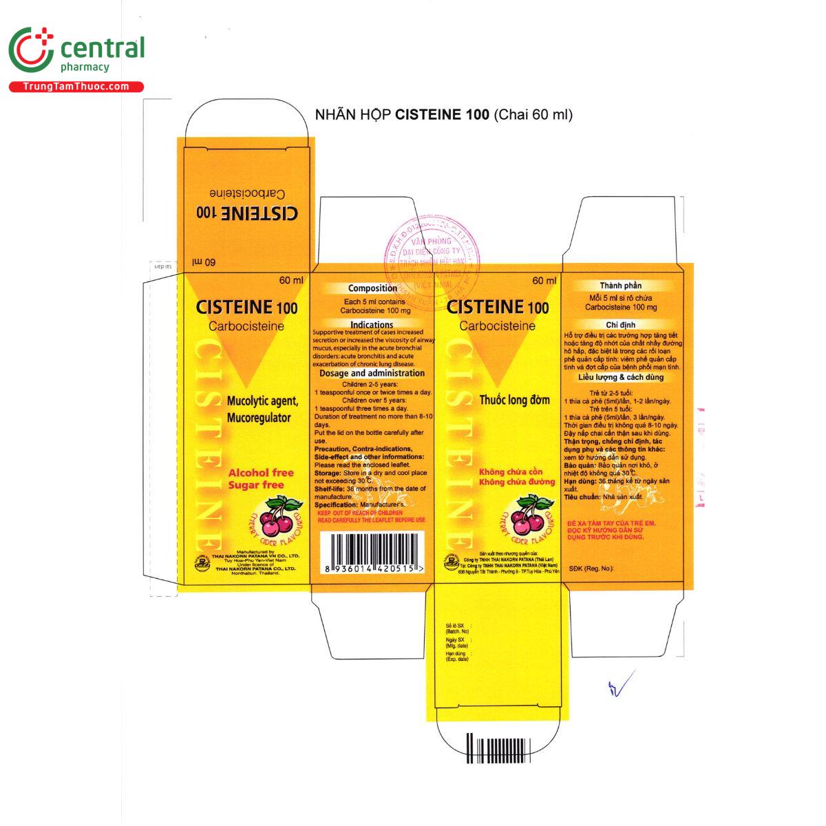 cisteine 100mg 8 A0306