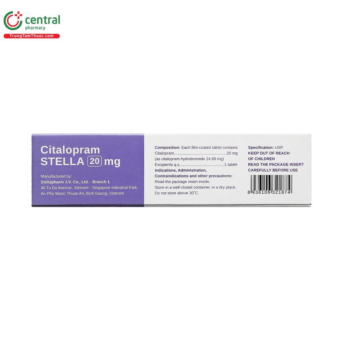 citalopram stella 20mg 6 F2372