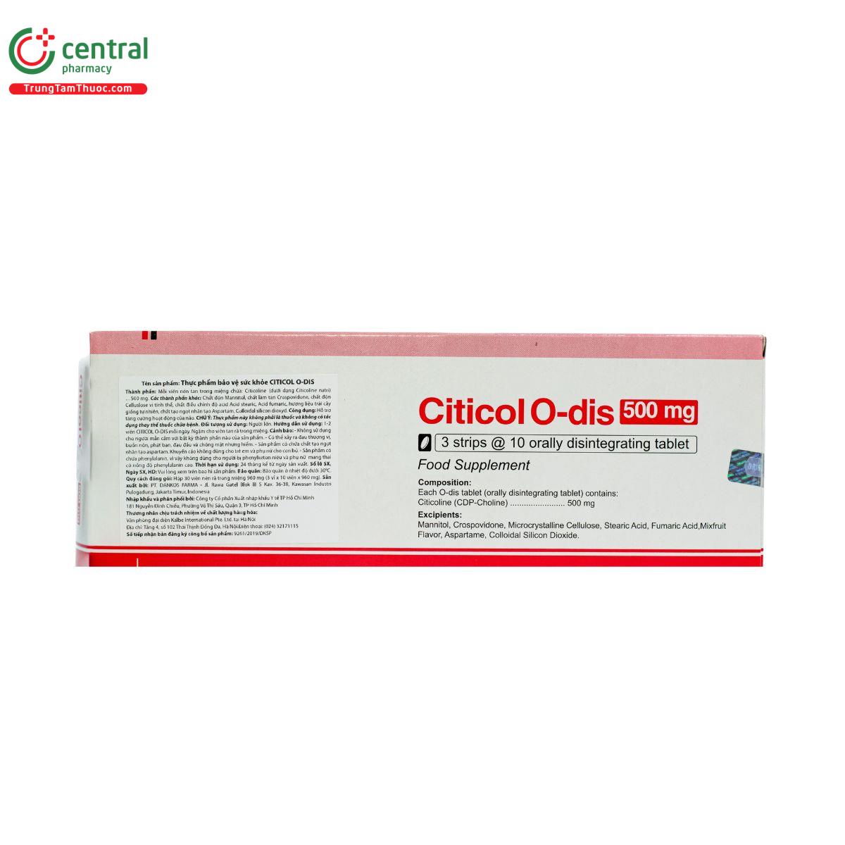 citicol o dis 500mg 1 M4737 citicol o dis 500mg 1 M4737
