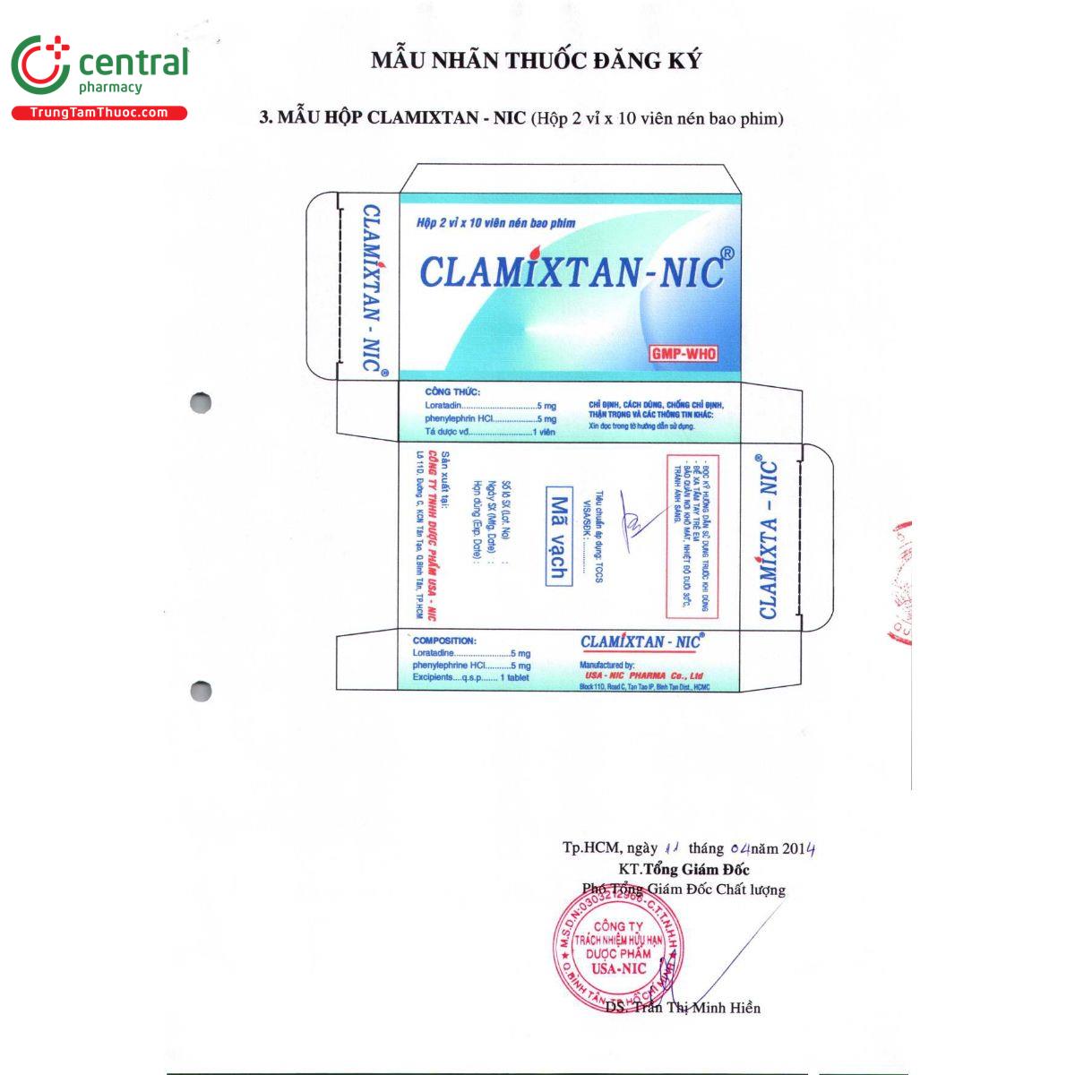 clamixtan nic 7 Q6408