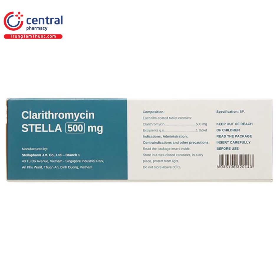 clarithromycin stella 500mg 2 N5567