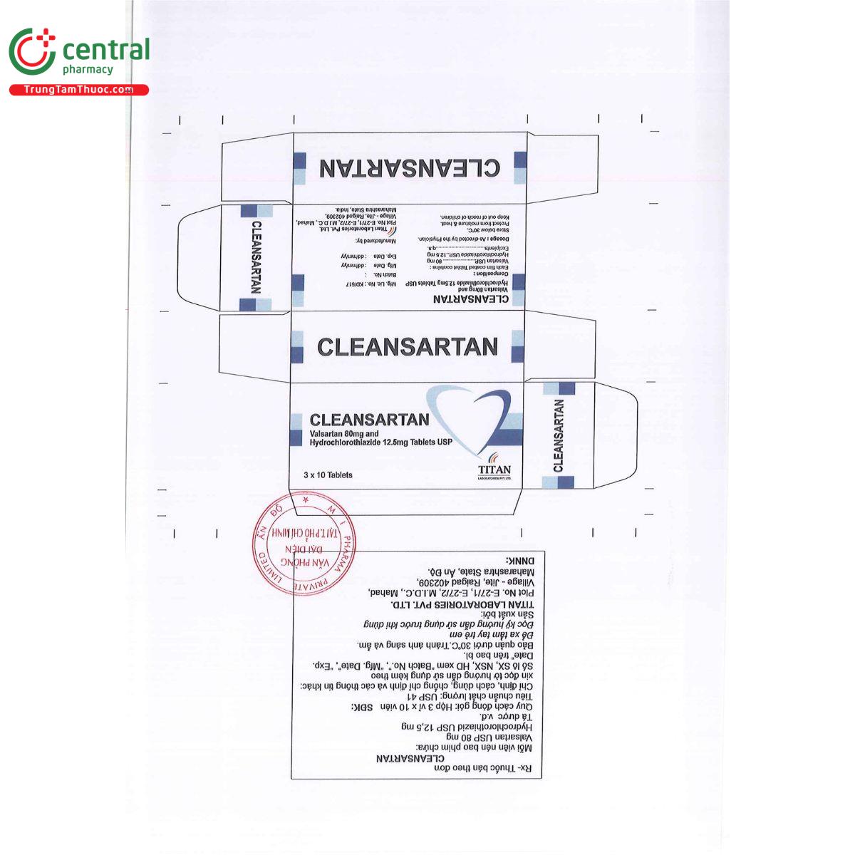 cleansartan 80 125mg 3 K4607