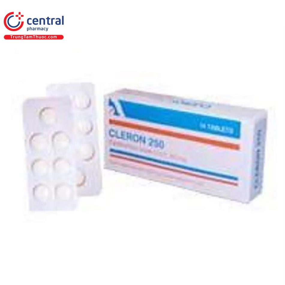 [CHÍNH HÃNG] Thuốc kháng sinh Cleron 250: tác dụng, liều dùng