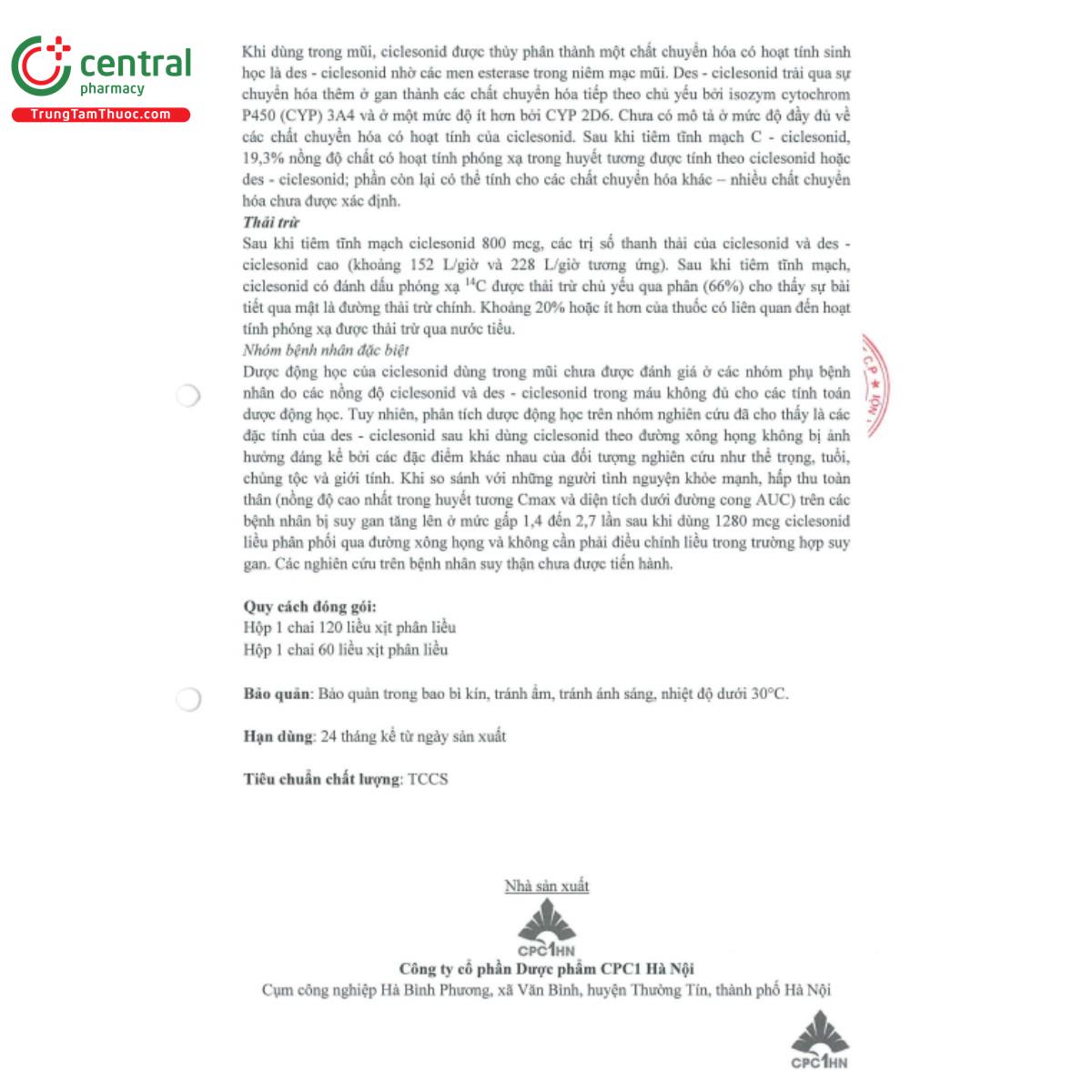 cleson nasal spray 50mcg 10 S7072