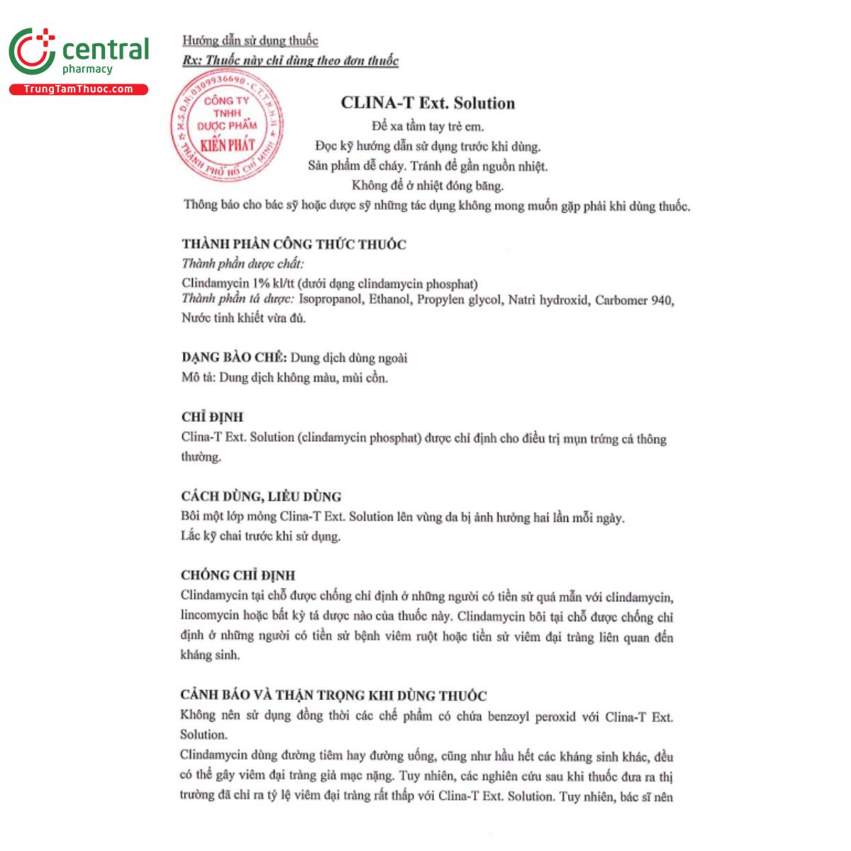 clina t ext solution 1 4 R7472