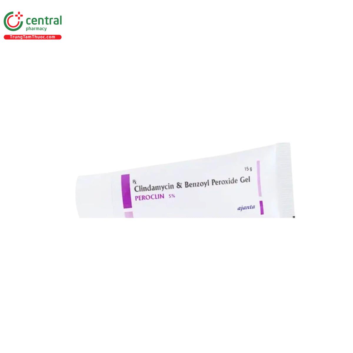 clindamycin and benzoyl peroxide gel peroclin 5%