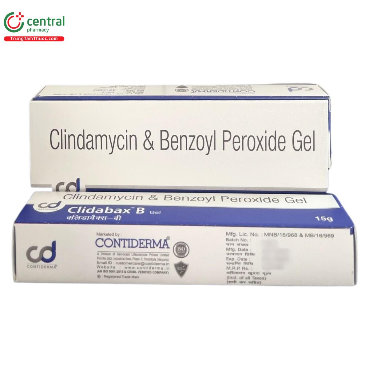 clindamycin benzoyl peroxide gel 10 N5174