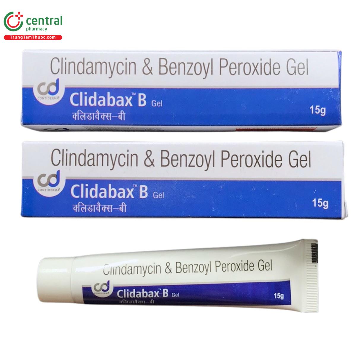 clindamycin benzoyl peroxide gel 4 O5385