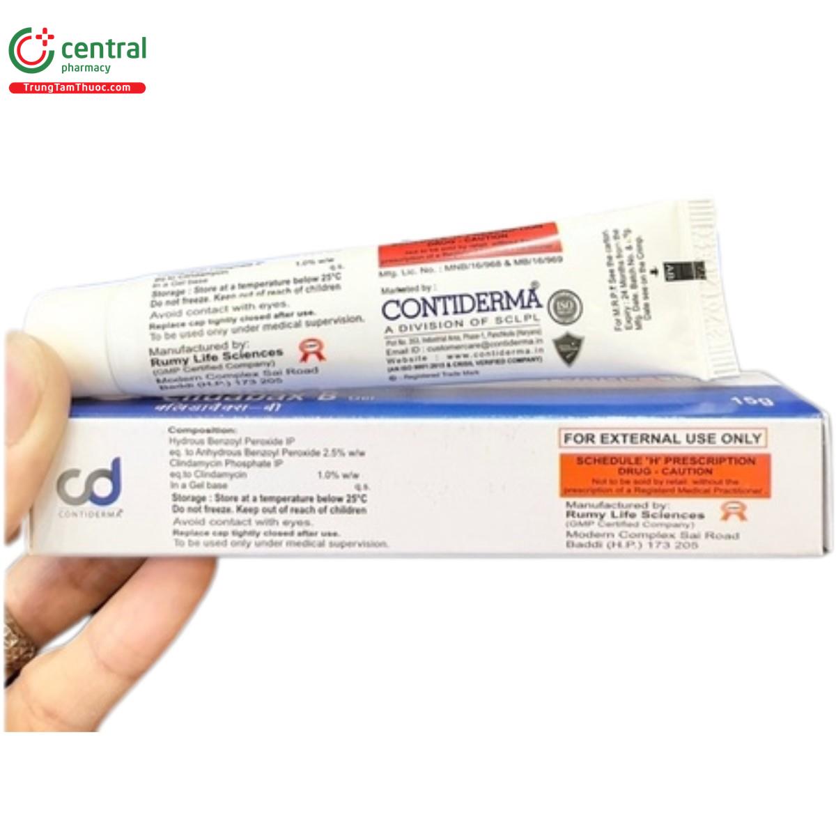 clindamycin benzoyl peroxide gel 8 N5571