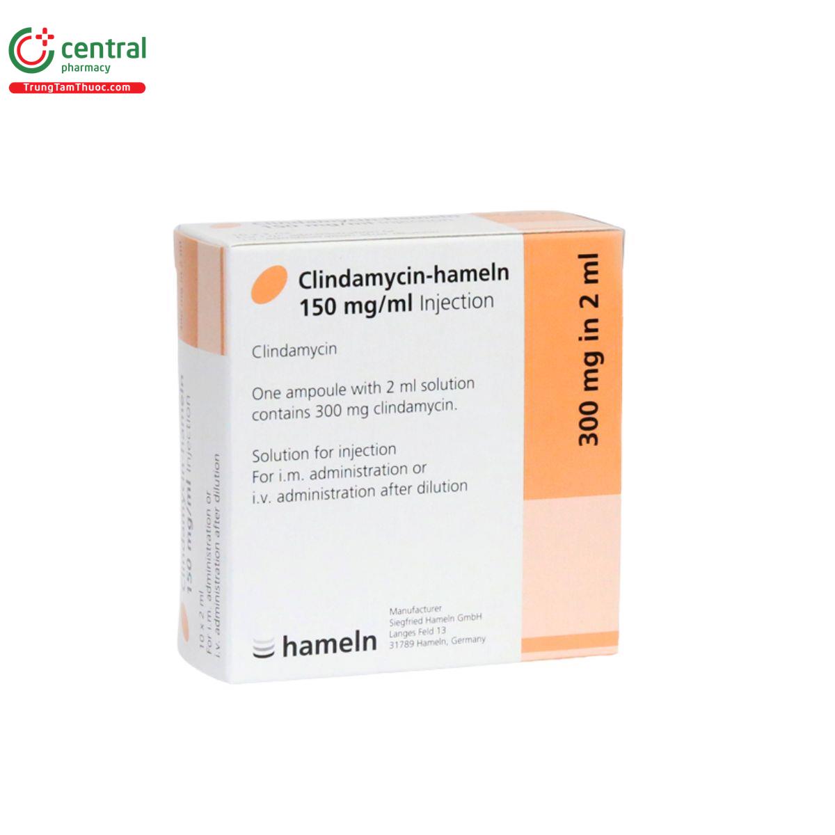 clindamycin hameln 150mg ml 2 T7713