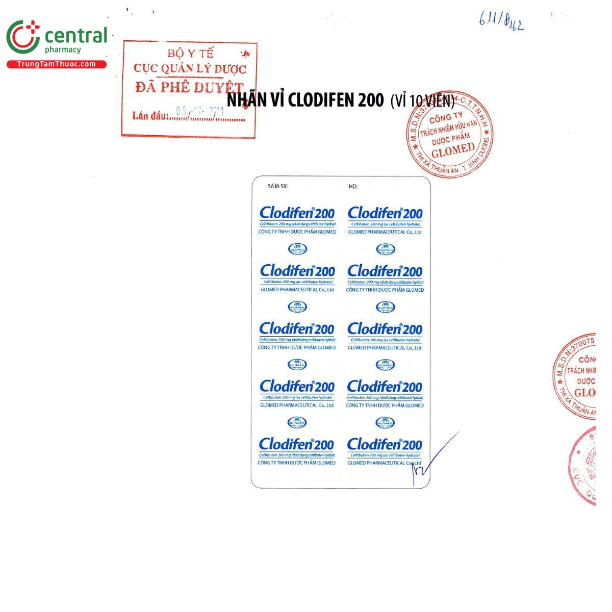 clodifen 200 2 L4821 clodifen 200 2 L4821