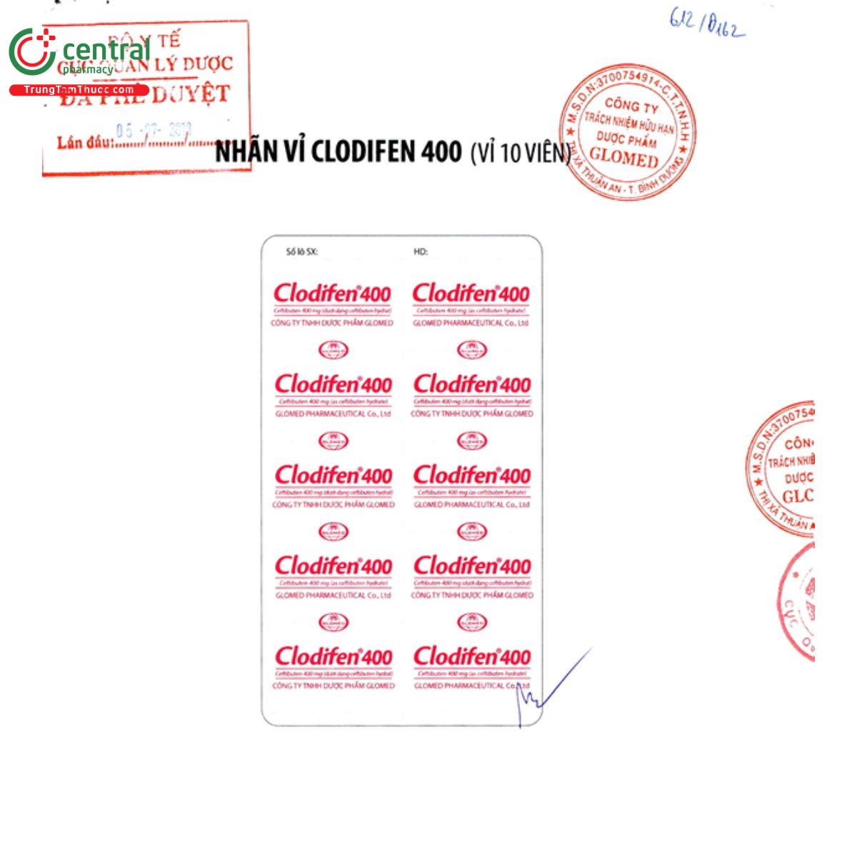clodifen 400 4 M4306 clodifen 400 4 M4306
