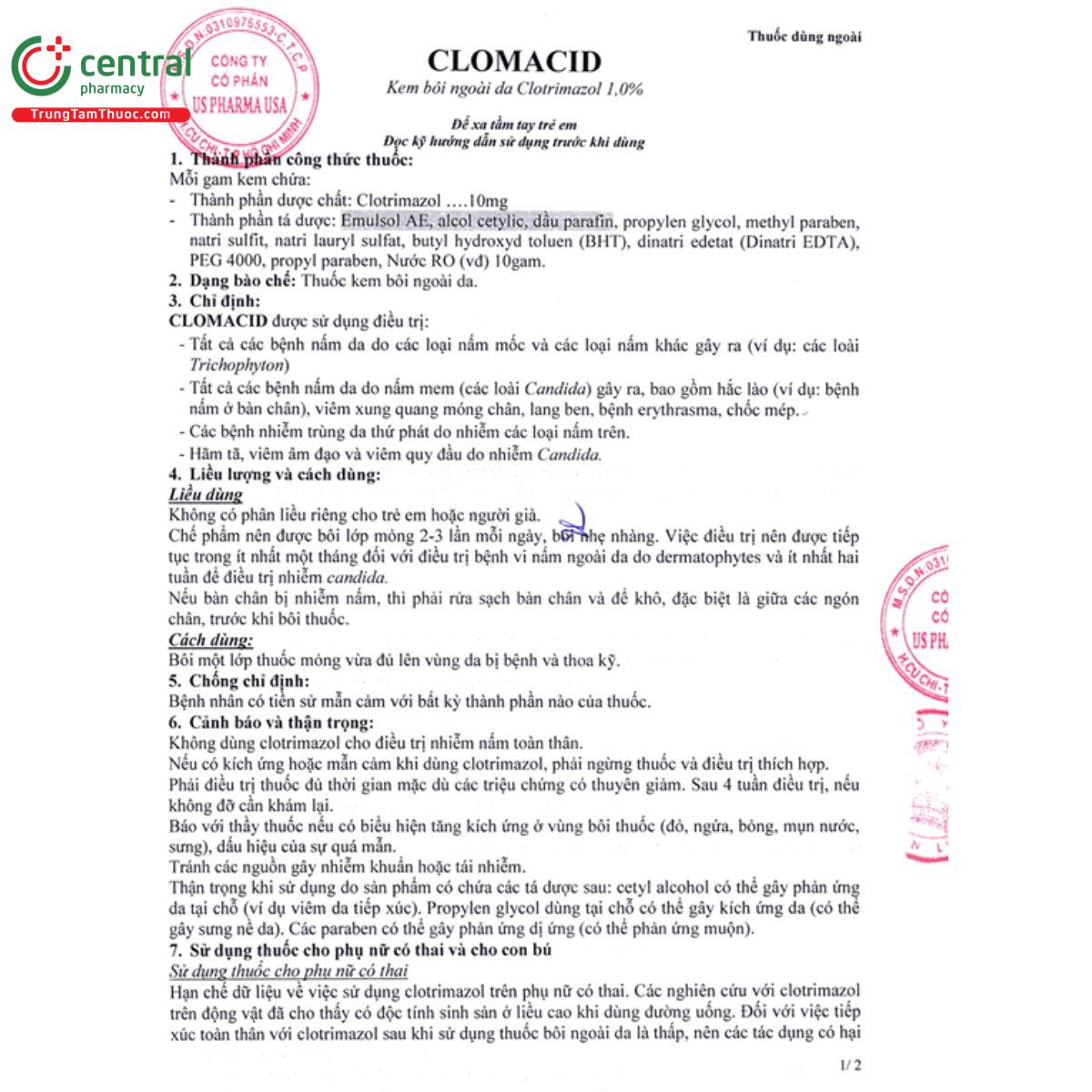 clomacid us pharma usa 2 N5207