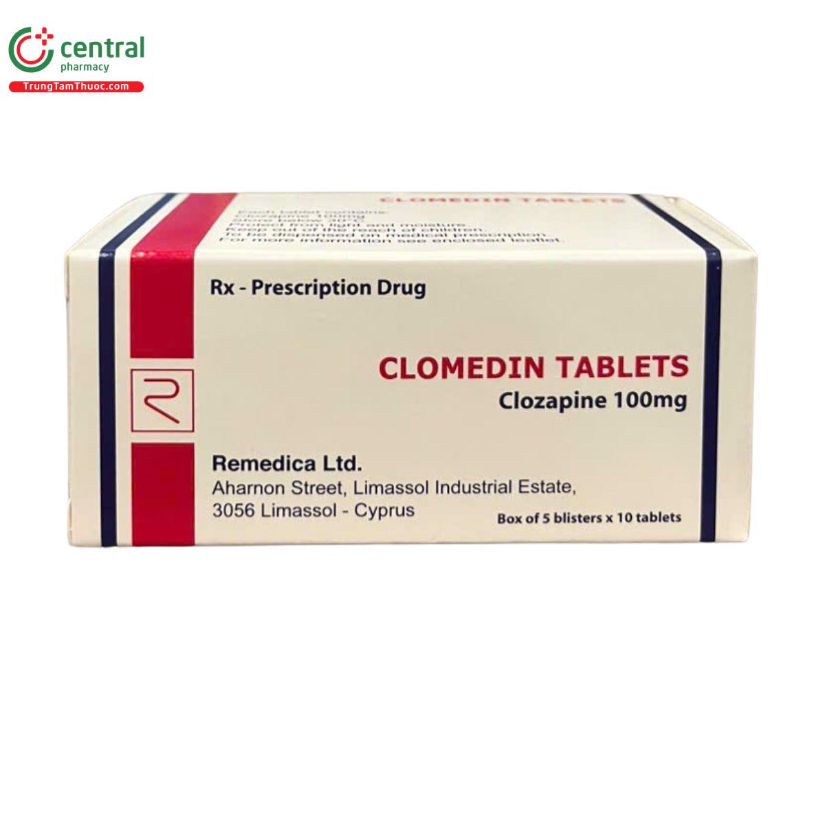 clomedin tablets 100mg 2 C1055