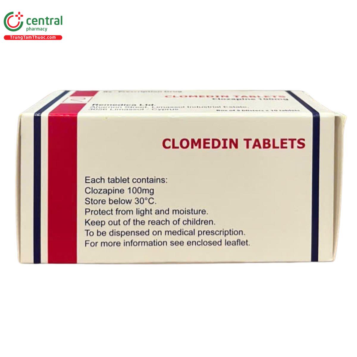 clomedin tablets 100mg 6 K4701