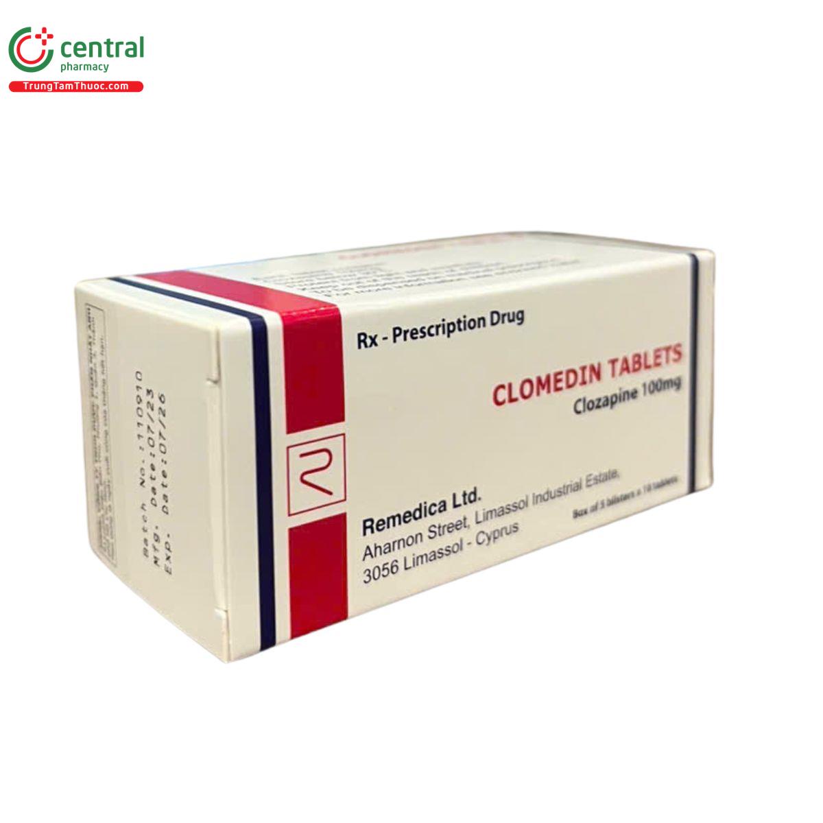 clomedin tablets 100mg 7 D1348