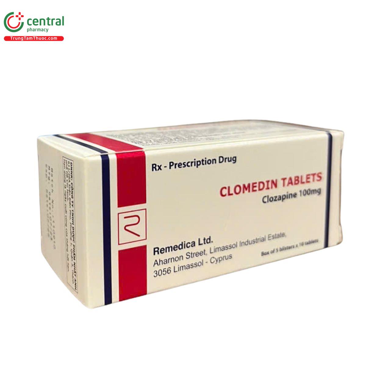 clomedin tablets 100mg 8 U8261